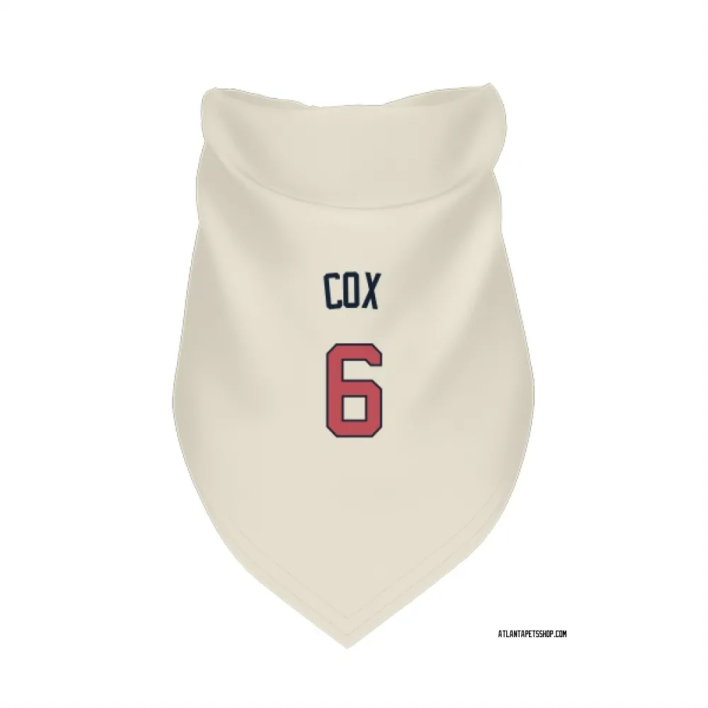 Atlanta Braves Bobby Cox Cream Pet Bandana for Dog & Cat