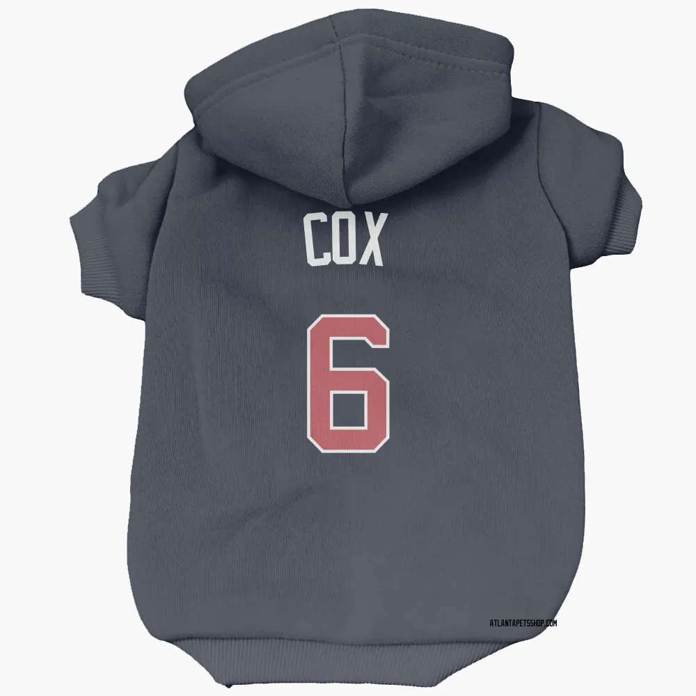 Atlanta Braves Bobby Cox Navy Pet Hoodie for Dog & Cat