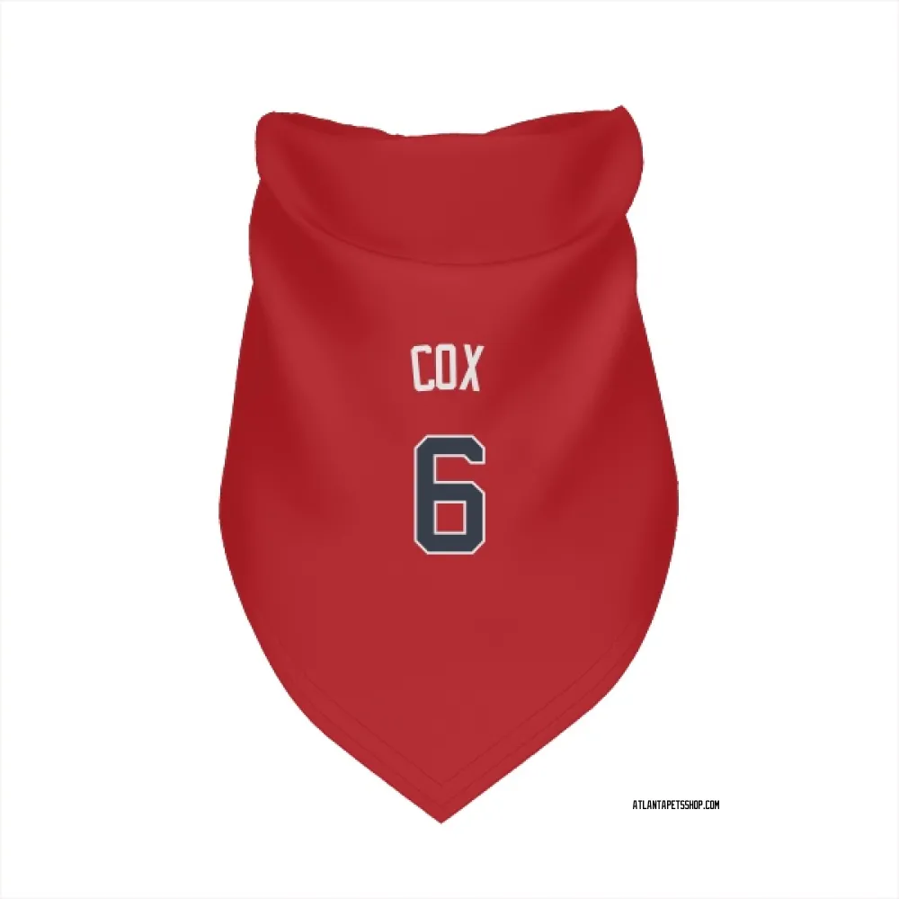 Atlanta Braves Bobby Cox Red Pet Bandana for Dog & Cat