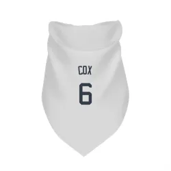 Atlanta Braves Bobby Cox White Pet Bandana for Dog & Cat