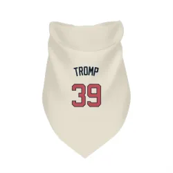Atlanta Braves Chadwick Tromp Cream Pet Bandana for Dog & Cat