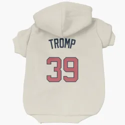 Atlanta Braves Chadwick Tromp Cream Pet Hoodie for Dog & Cat