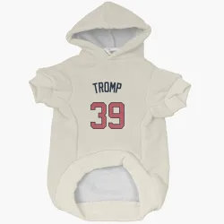 Atlanta Braves Chadwick Tromp Cream Pet Hoodie for Dog & Cat