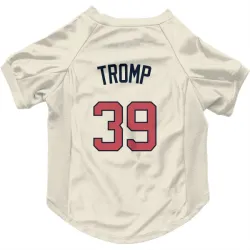 Atlanta Braves Chadwick Tromp Cream Pet Jersey for Dog & Cat