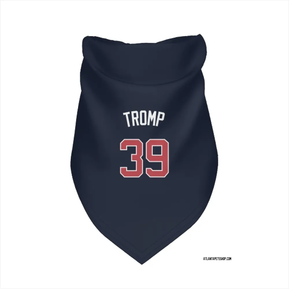 Atlanta Braves Chadwick Tromp Navy Pet Bandana for Dog & Cat