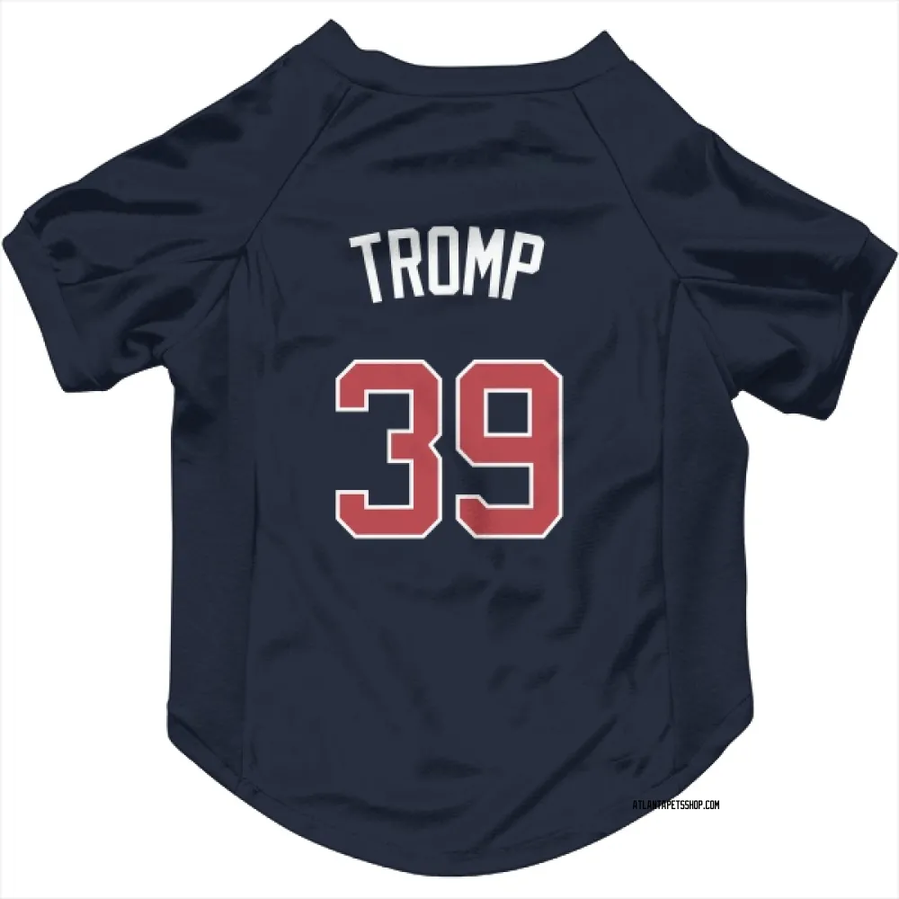 Atlanta Braves Chadwick Tromp Navy Pet Jersey for Dog & Cat