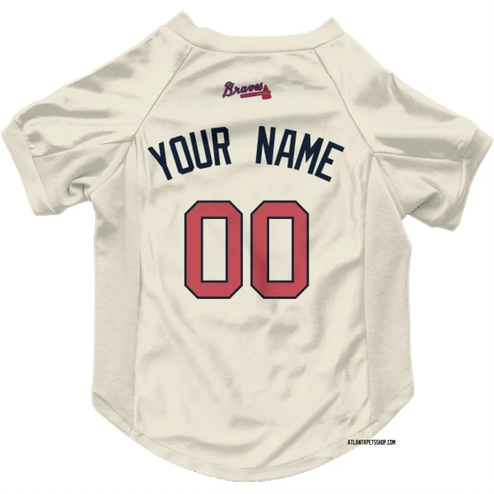 Pets First Atlanta Braves Jersey For Dogs, XX-Large