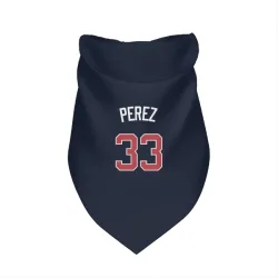 Atlanta Braves Martin Perez Navy Pet Bandana for Dog & Cat