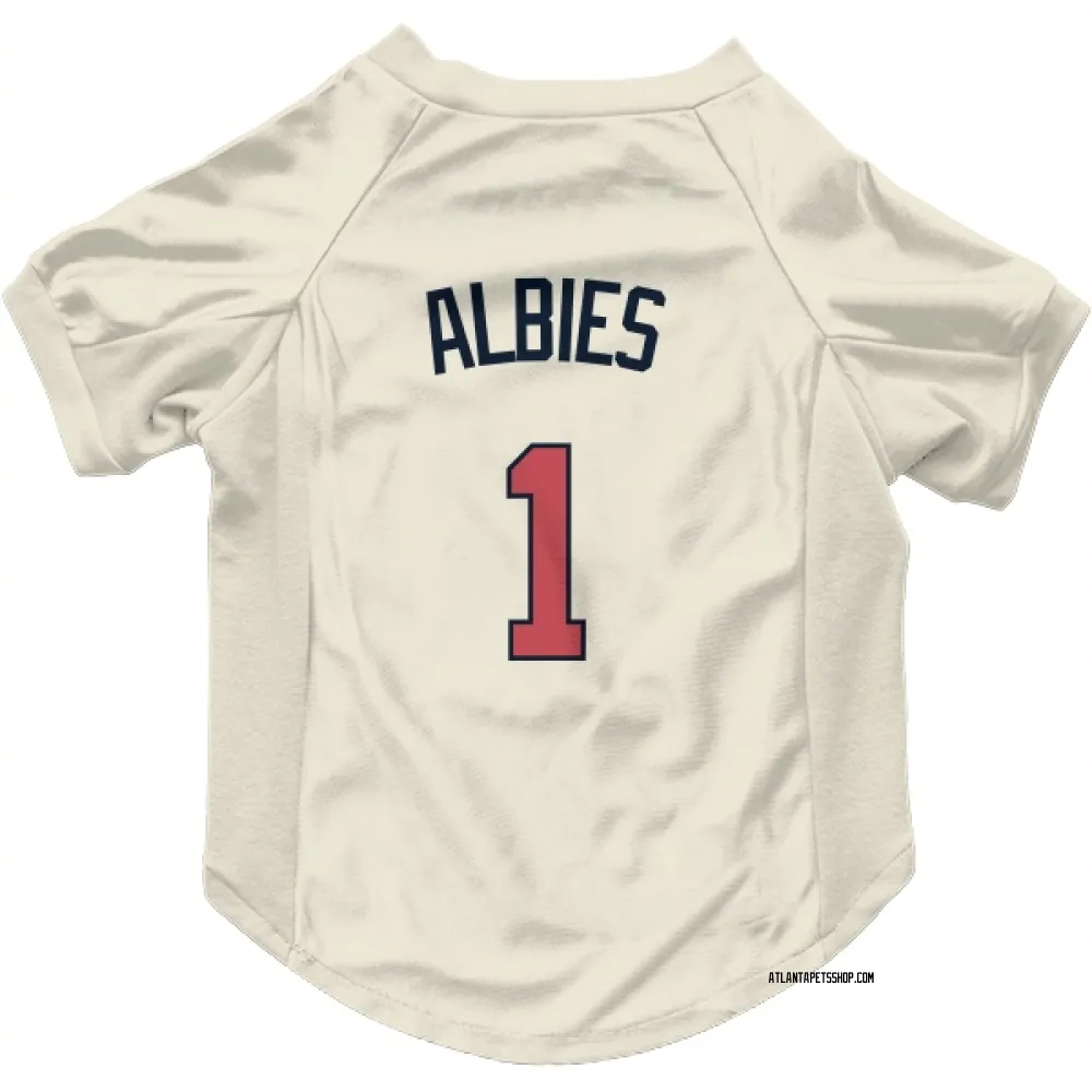 Ozzie Albies Atlanta Braves Majestic Alternate Official, 59 OFF